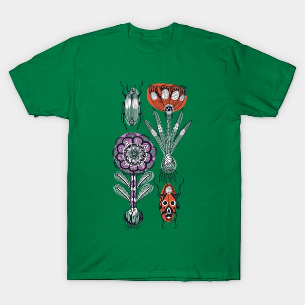 Floral Bugs T-Shirt by annapaff